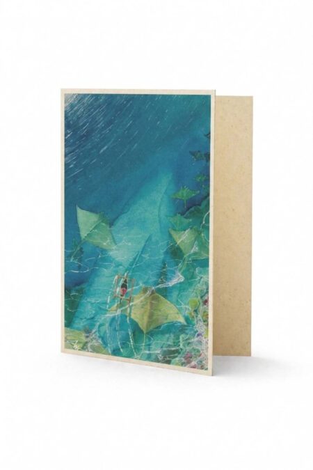 Tale From Manta Bay, Nusa Penida Bali, Watercolor Fine Art Print