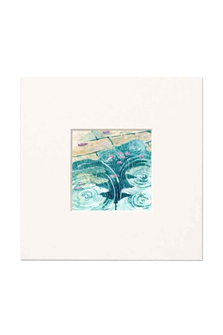 Rain in Kyoto, Japan, Watercolor, Artwork