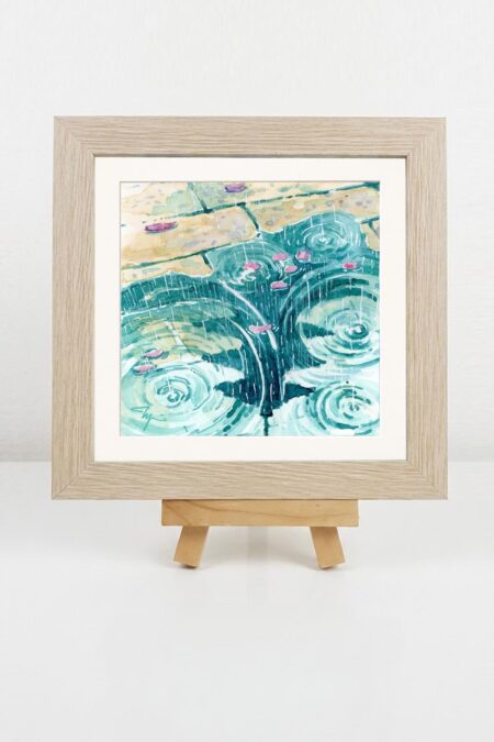 Rain in Kyoto, Japan, Watercolor, Artwork